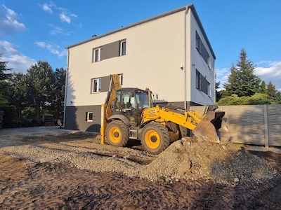 Korytowanie pod podjazd - TerraForms