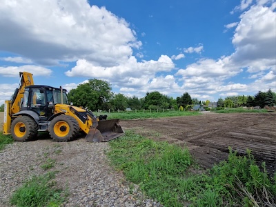 Niwelacja działki po - TerraForms