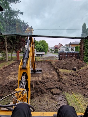 Wykop pod fundamenty - TerraForms Środa Śląska